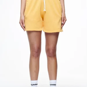 Umbria High Waisted Shorts Vintage Washed Golden Sun Gum