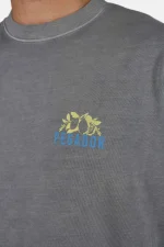 Vanos Oversized Tee Vintage Grey-2