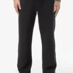 Veal Wide Structured Pants Black