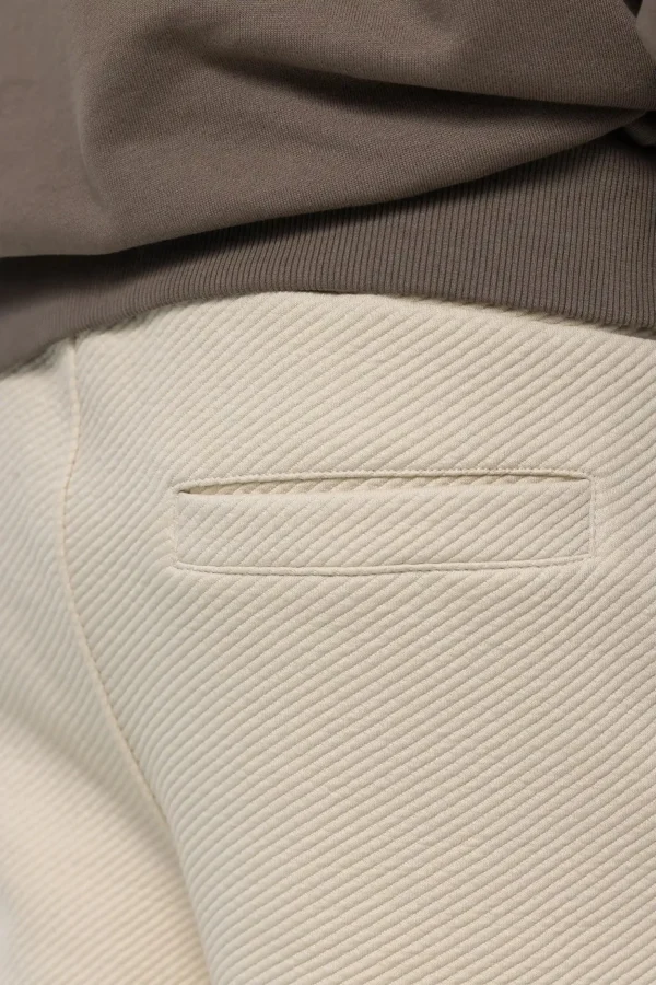 Veal Wide Structured Pants Light Beige-3