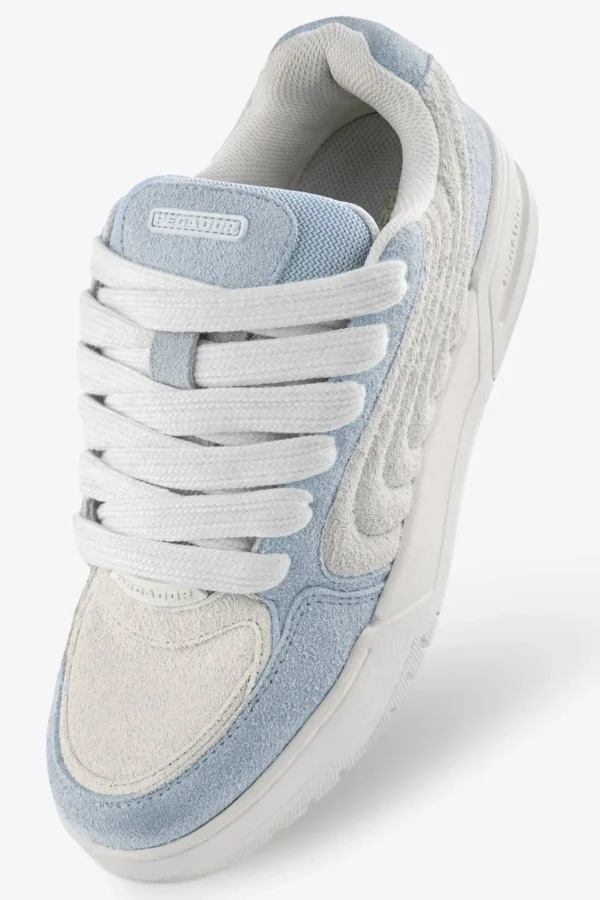 Venice Skate Low Suede Cream Cloud Blue-2