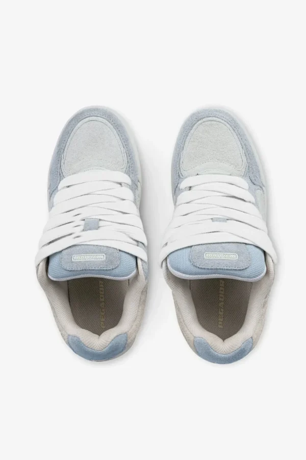 Venice Skate Low Suede Cream Cloud Blue-4