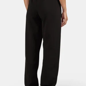 Villa High Waisted Sweat Pants Black White-1