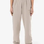 Villa High Waisted Sweat Pants Washed Dark Stone Gum