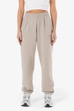 Villa High Waisted Sweat Pants Washed Dark Stone Gum