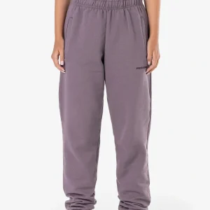 Villa High Waisted Sweat Pants Washed Dusty Grape Gum