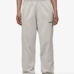 Villa High Waisted Sweat Pants Washed Moon Grey Black Gum