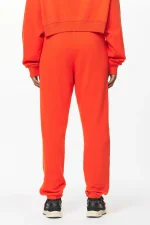 Villa High Waisted Sweat Pants Washed Signal Red Gum-1