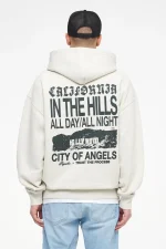 Wallace Oversized Hoodie Vintage Washed Angels Cream-1