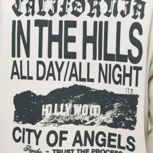 Wallace Oversized Hoodie Vintage Washed Angels Cream-2