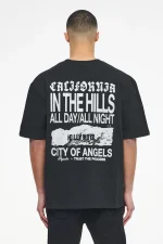 Wallace Oversized Tee Vintage Washed Black Ink-1