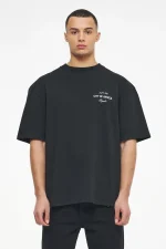 Wallace Oversized Tee Vintage Washed Black Ink