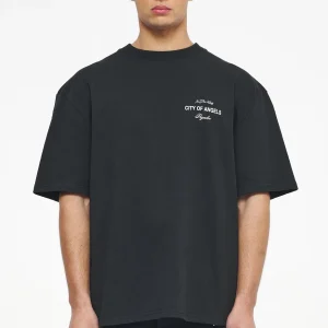 Wallace Oversized Tee Vintage Washed Black Ink