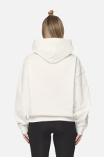 Wayruna Oversized Hoodie Washed Coconut Milk-1