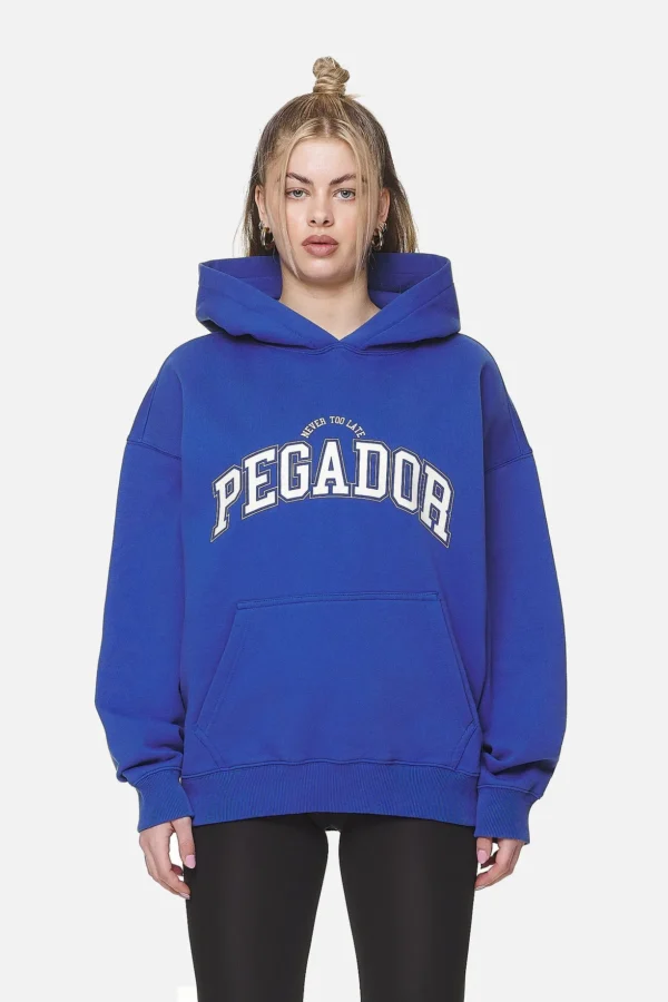 Wayruna Oversized Hoodie Washed True Blue