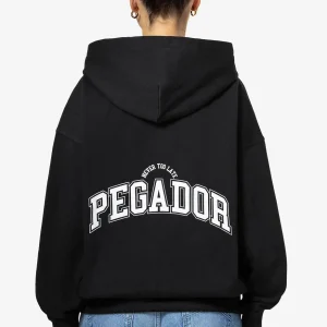 Wayruna Oversized Zip Hoodie Black-1