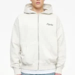 West Oversized Sweat Jacket Vintage Washed Angels Cream