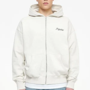 West Oversized Sweat Jacket Vintage Washed Angels Cream