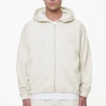 Winds Terry Raglan Sweat Jacket Cream Melange