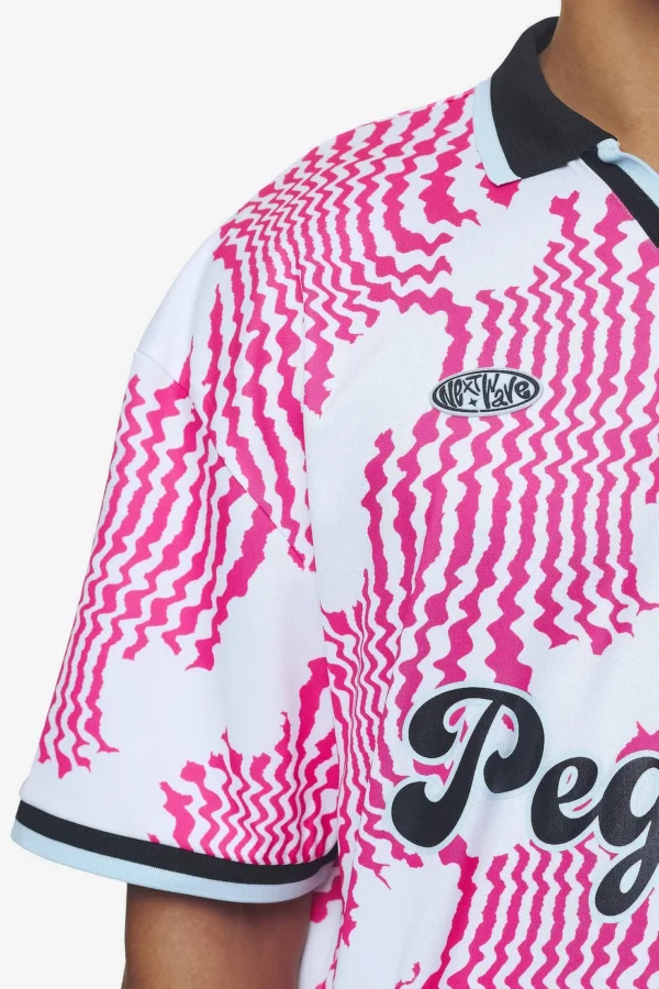 Worden Boxy Trikot White Pink-2