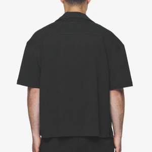 Wyton Structured Summer Shirt Black-1