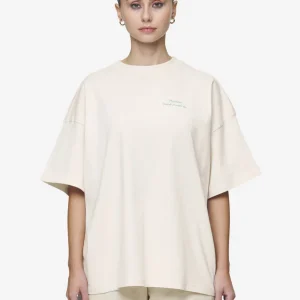 Yebra Heavy Oversized Tee Washed Coast Sand