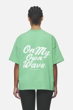 Yebra Heavy Oversized Tee Washed Peppermint Green-1