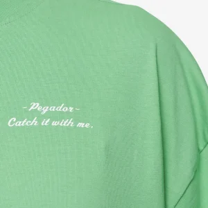 Yebra Heavy Oversized Tee Washed Peppermint Green-3