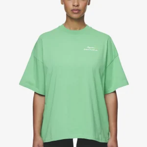 Yebra Heavy Oversized Tee Washed Peppermint Green
