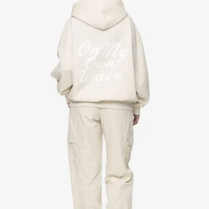 Yebra Oversized Hoodie Washed Coast Sand-1