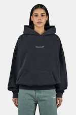 Yessi Oversized Hoodie Vintage Black