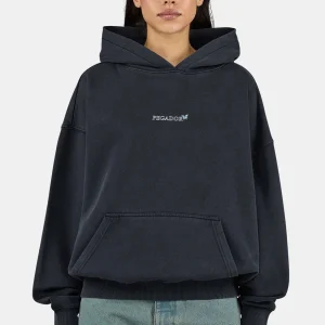 Yessi Oversized Hoodie Vintage Black