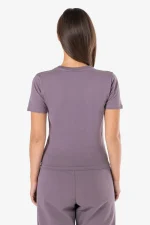 Yona Slim Tee Washed Dusty Grape Gum-1