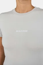 Yona Slim Tee Washed Pure Grey White-2