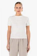 Yona Slim Tee Washed Warm White Gum