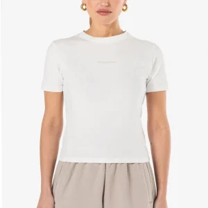 Yona Slim Tee Washed Warm White Gum