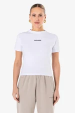 Yona Slim Tee White Black Gum