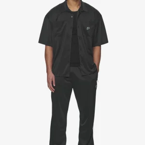 Zeno Boxy Shirt Black Baby Blue
