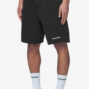 logo-heavy-sweat-shorts-washed-black-white-gum-1