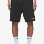 logo-heavy-sweat-shorts-washed-black-white-gum