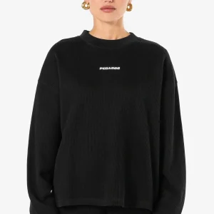 pegador-amanda-rib-washed-black-longsleeve