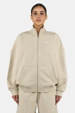 pegador-lilea-sweat-washed-light-beige-white-track-jacket