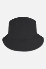 pegador-logo-crushed-nylon-black-bucket-hat