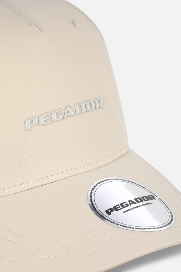 pegador-logo-crushed-nylon-desert-sand-cap-3