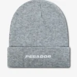 pegador-logo-grey-melange-white-beanie
