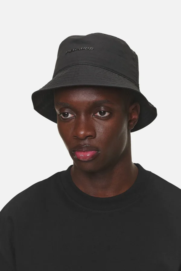 pegador-logo-nylon-black-bucket-hat-3