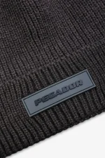 pegador-logo-rubber-heavy-knit-dark-brown-black-beanie-1