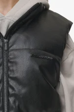 pegador-priory-faux-leather-puffer-metal-logo-black-vest-4