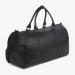 pegador-strahan-logo-faux-leather-weekender