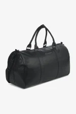 pegador-strahan-logo-faux-leather-weekender